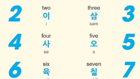 learn 1 to 100 in korean languages just 5 minutes class 4