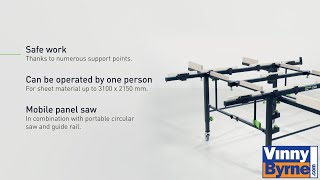 Vinny Byrne is delighted to announce the arrival of the new Festool STM Mobile Saw Table