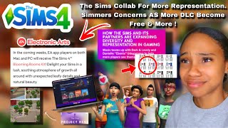 🚨Simmers Concerns Amid more FREE DLC & Project Rene leak! The Sims Collab for more Diversity & MORE!
