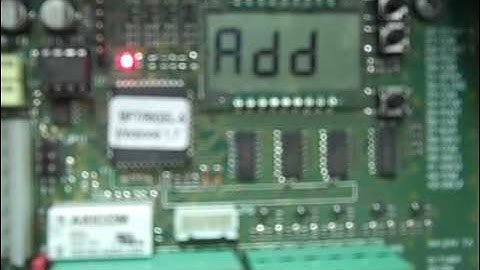 How to program the new type BFT Mitto 2 to a Rigel 5 control panel on your electric gates