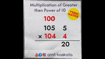 Multiplication of a Number Greater than the Power of 10  ― #vedicmaths #vedicmathstricks