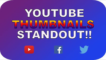 How To Make a Thumbnail for YouTube with Photoshop CS6/CC! (2018)