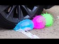 Crushing Satisfying Crunchy & Soft Things With Car - Slime, Orbeez, Squishy
