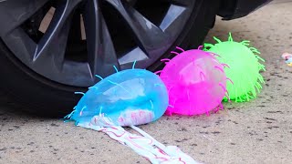 Crushing Satisfying Crunchy & Soft Things With Car  Slime, Orbeez, Squishy