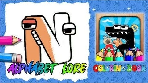 Coloring Alphabet Lore - All Letters Unlocked Game (Android - iOS) Gameplay Aftab Ali Gamerz