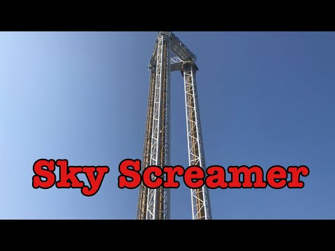Video: Kanada Marineland-da Sky Screamer Ride-in icmalı