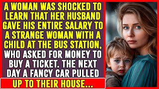 A WOMAN WAS SHOCKED TO LEARN THAT HER HUSBAND GAVE HIS ENTIRE SALARY TO A STRANGE WOMAN… Life Story!