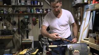 Wood Threading to Repair a Croquet Mallet