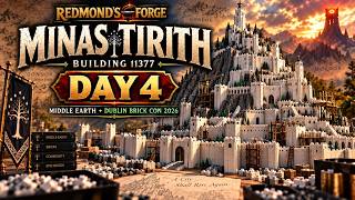 LEGO Minas Tirith 11377 Build Day 4 | Bags 9–11 | The White City Keeps Rising!