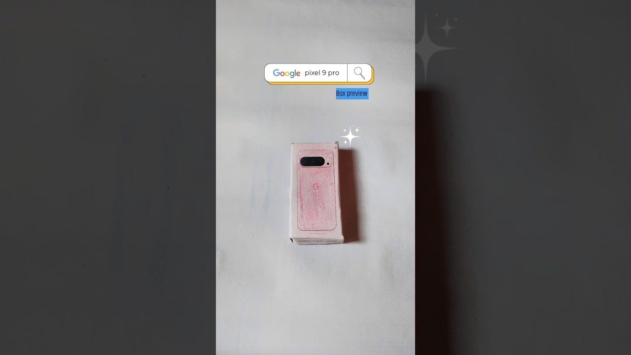 "Google Pixel 9 Pro Box Preview | Realistic Box Design First Look 📦✨"