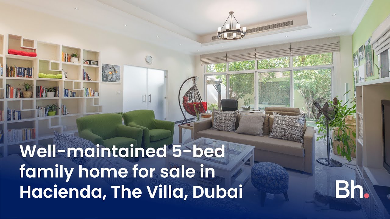 Custom-built 5-bed home for sale in Hacienda, The Villa, Dubai