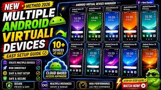 How to Create & Run Multiple Virtual Devices on PC  Easy Method 2026 ✅