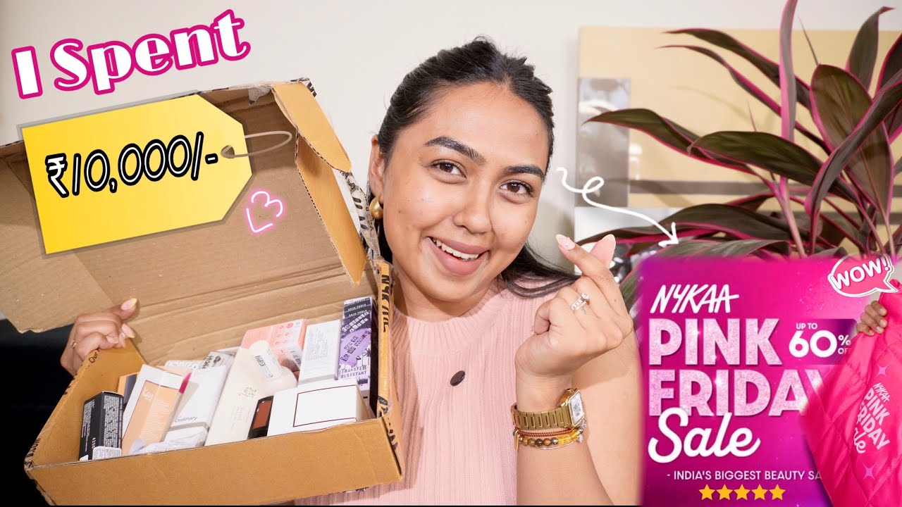 Я купила все, что хотела, на распродаже Pink Friday на Nykaa 🛒 Покупки косметики и средств по ухо...