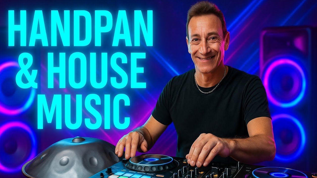 HD25. Handpan Session mix with House Music  base. Calm but Powerful Experimental Music.