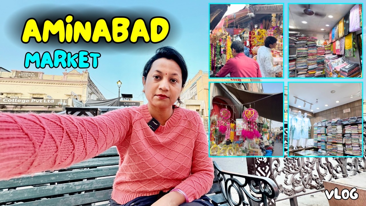 Shopping at Aminabad Market Lucknow | Cheapest Market | @ClassroomSeZindagiTak