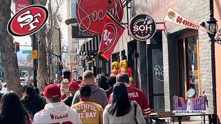 San Francisco 49ers Super Bowl 58 Watch Party Vlog