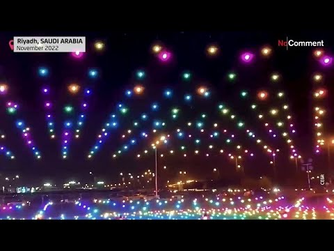 Watch: World record-breaking drone display in Riyadh