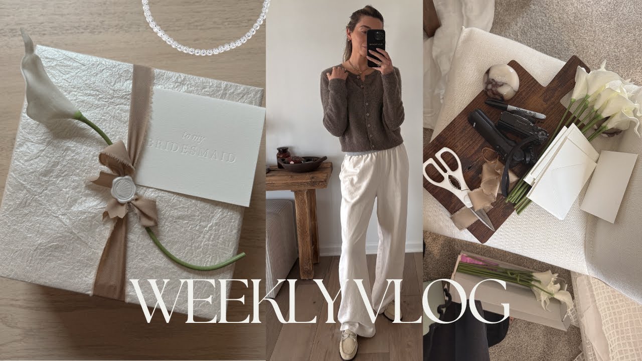 Our Bridesmaid & Groomsmen Gifts, Shower Routine, Working On New Launches