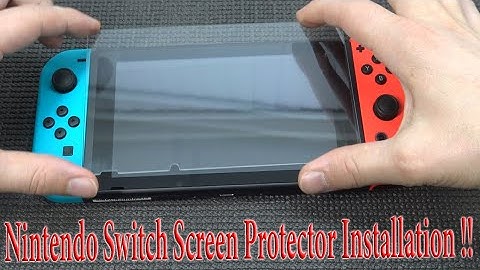 Nintendo Switch Screen Protector Installation Guide ?