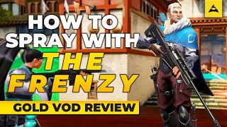 How to Play with BAD Smokes &amp; How to Spray with the Frenzy - Gold Sova VoD Review and Tips Valorant