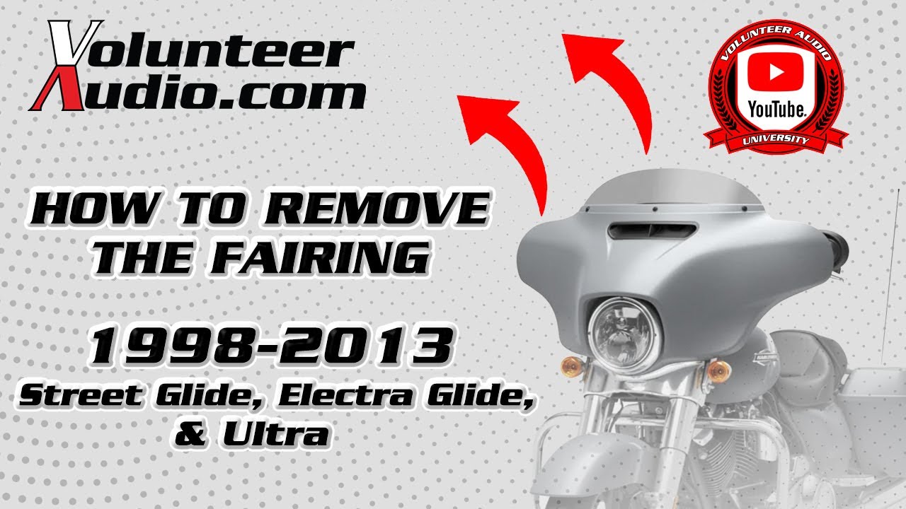 How to Remove the Fairing on a 19982013 Harley Davidson® Street Glide