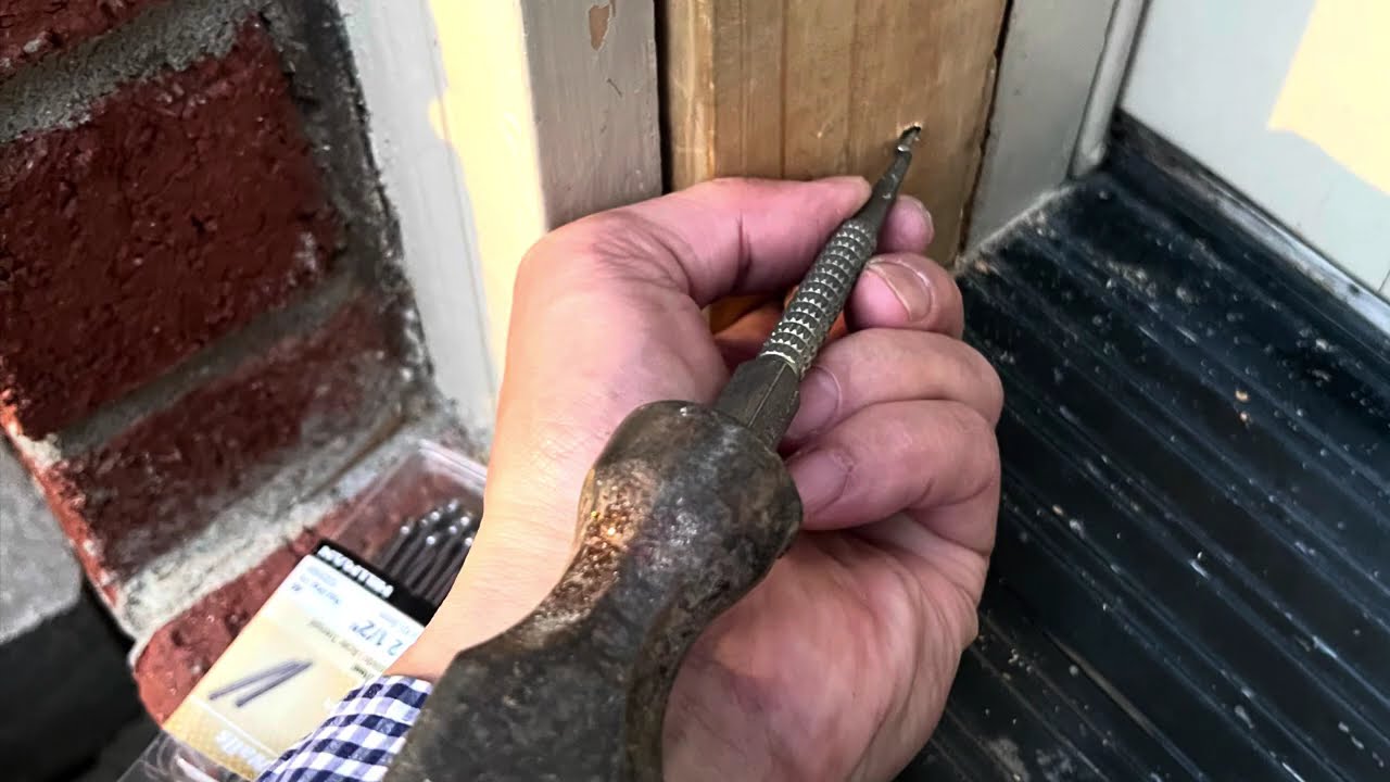 Door Jamb Rot Repair (template, 2x4, and Bondo)