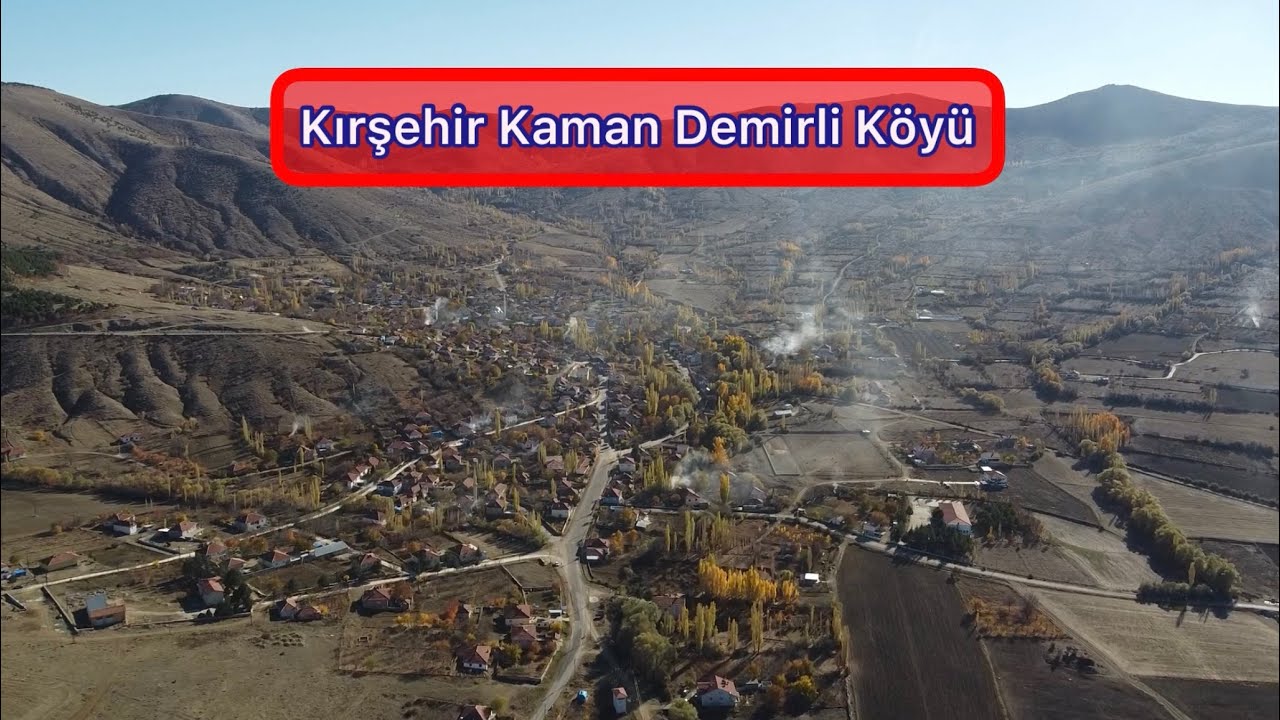 Demirli Köyü Drone Görüntüleri - Kırşehir Kaman / Full HD