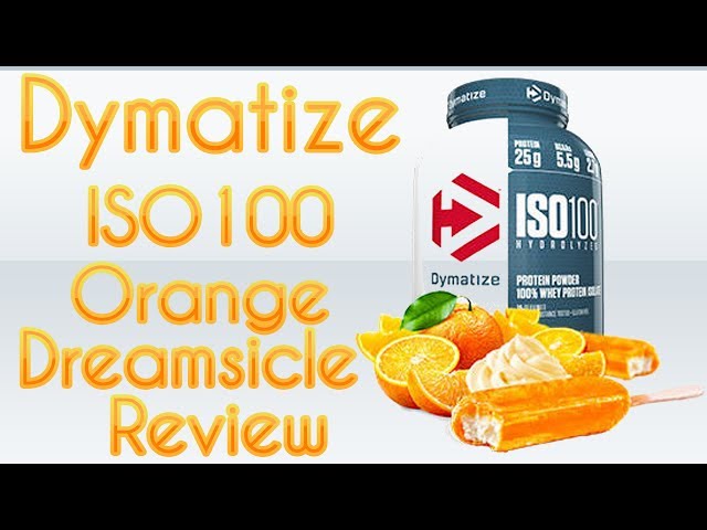 Dymatize ISO 100 (2264g Dose), Orange Ice Cream