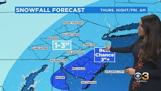 Philadelphia Weather: Winter Weather Advisory Issued