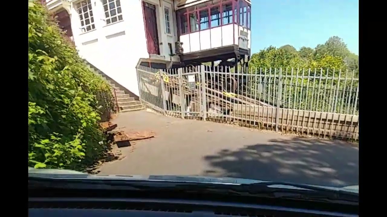 Drive to Oddicombe Beach Torquay Devon England UK