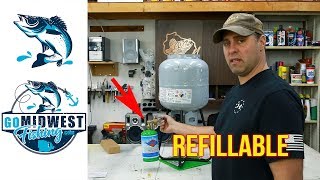 WOW! Now You Can Refill 1 Pound Propane Tanks Safe, Easy, and Legally