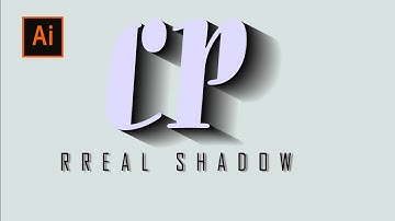 How to create curved shadow in Illustrator | illlustrator shadow