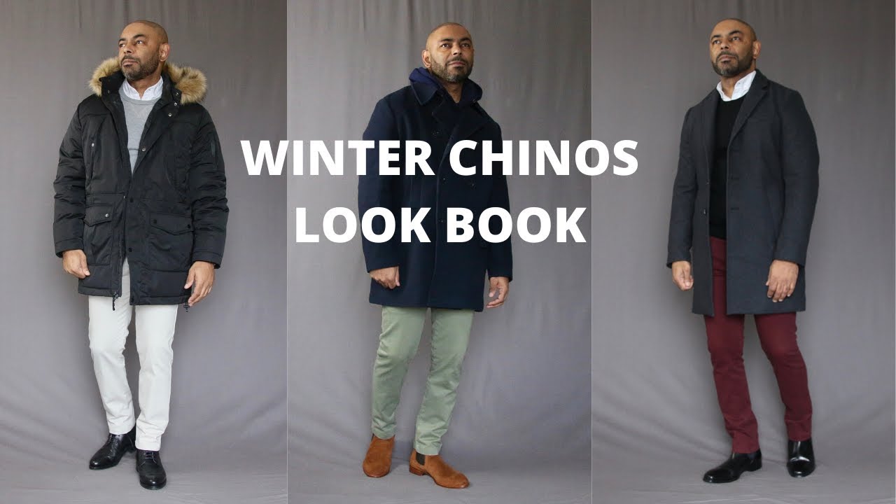 chinos in winter