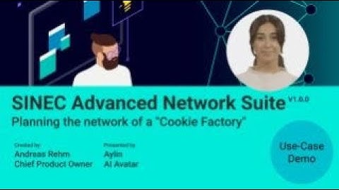 SINEC Advanced Network Suite – Use-Case Cookie Factory