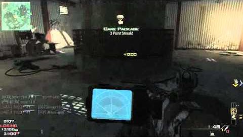 MW3 Unbelievable Blind double kill feed through WALL!