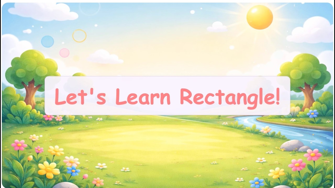 Let’s Learn Rectangle ▭ | Shapes for Kids | Preschool Learning Video | Puzzle Sprouts