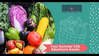 Your Summer CSA Adventure Awaits at Ottawa Farm Fresh