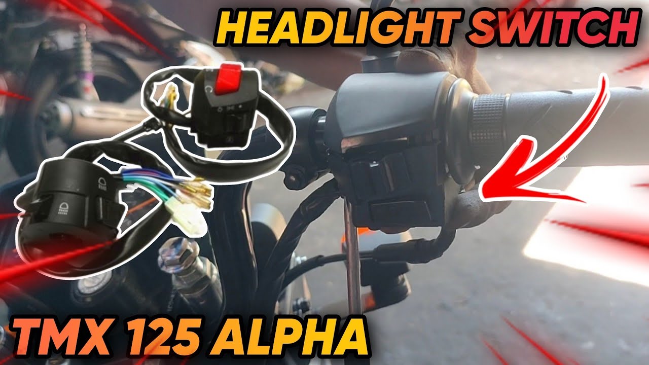 Paano Mag WIRING/INSTALL ng ON/OFF Switch Ng Ilaw At Tail Light Sa HONDA TMX 125 ALPHA | FULL GUIDE🔥