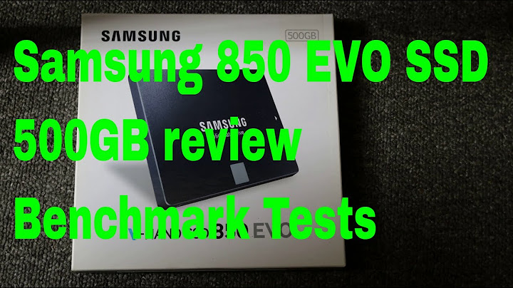 Samsung ssd 850 evo 500gb review