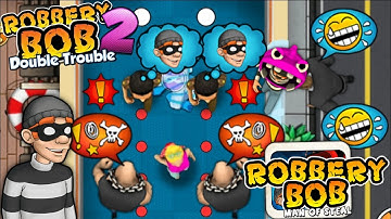 Robbery Bob - Prison vs Robbery Bob 2 Gameplay Walkthrough Ep 62