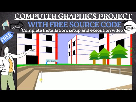 College Campus | OpenGL Project | Computer Graphics Project | With Free ...