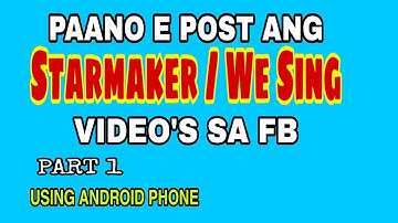 PAANO E POST ANG WE SING VIDEO’s SA FB PART 1 / Tutorial Video / JUBE Vlogs