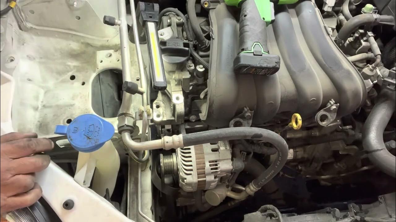 2012 Nissan Sentra How To Replace Belt Tensioner YouTube