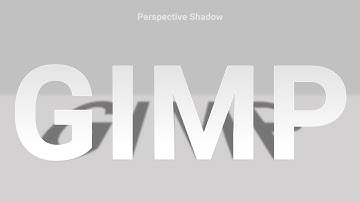 Perspective Shadow Text Effect in GIMP
