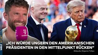 WM 2026: Klare Worte von Müller ‒ US-Präsident Trump stark in der Kritik