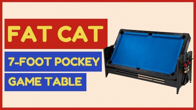 Fat Cat 3-in-1 6' Flip Multi-Game Table – White Billiards