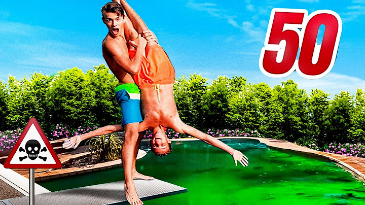 50 SKOKOVA U VODU!*polomili se*