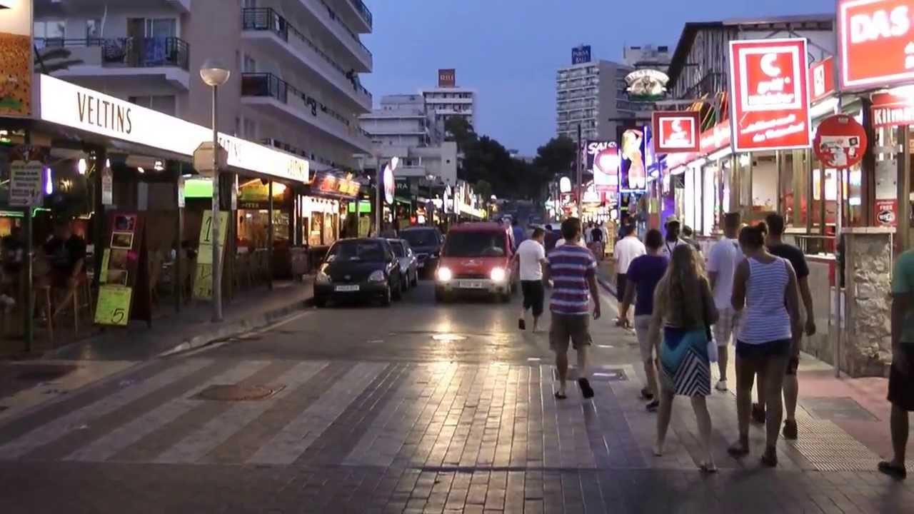 Mallorca Playa De Palma Schinkenstrasse Bierkonig Youtube