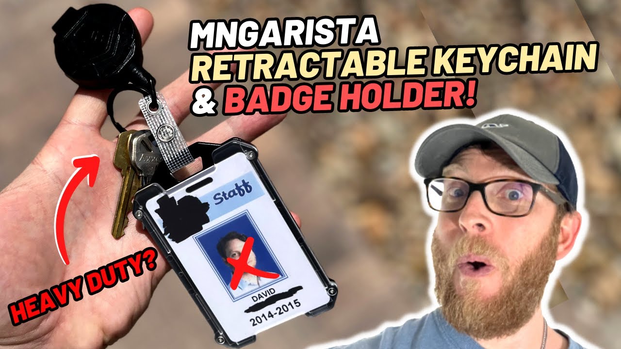  MNGARISTA Heavy Duty Retractable Keychain with Belt