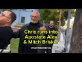 Chris runs into apostate alex  mitch brisker